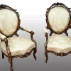 Pamono Antique French Louis Philippe Armchairs in Exotic Fine Woods, Mid-19th Century, Set of 2 Online