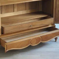 Pamono Antique French Louis XV Style Mirror Cabinet, 1890s