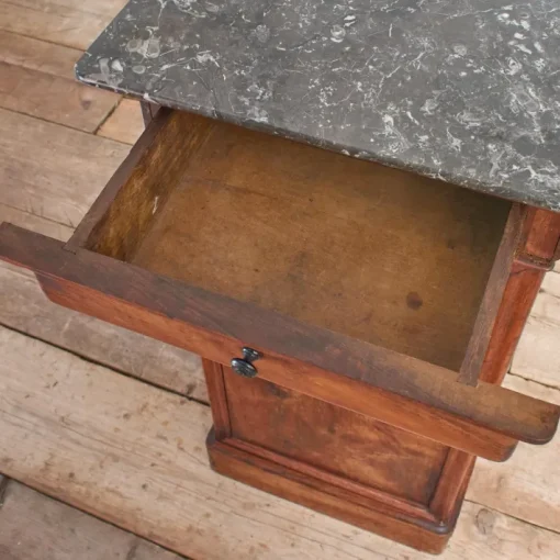 Pamono Antique French Marble Top Bedside Cabinet New
