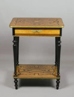 Pamono Antique French Marquetry Work Table Discount
