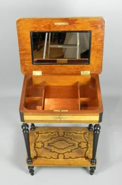 Pamono Antique French Marquetry Work Table Discount