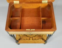 Pamono Antique French Marquetry Work Table Discount