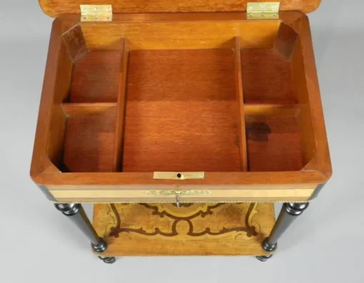 Pamono Antique French Marquetry Work Table Discount