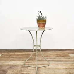 Pamono Antique French Metal Gueridon Garden Bistro Table, 1920s Sale