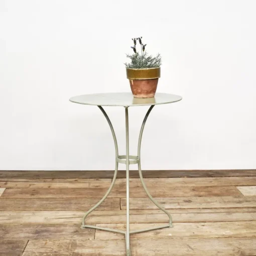 Pamono Antique French Metal Gueridon Garden Bistro Table, 1920s Sale