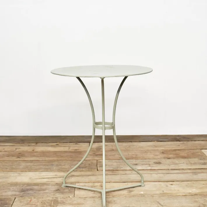 Pamono Antique French Metal Gueridon Garden Bistro Table, 1920s Sale