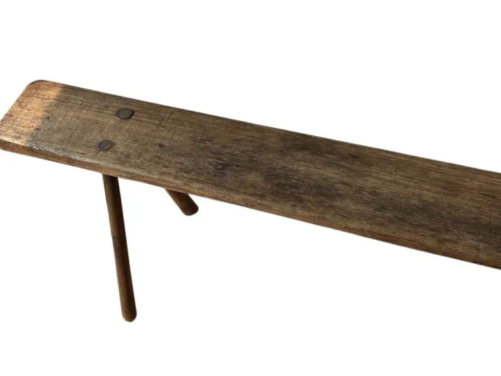 Pamono Antique French Rustic Farmhouse Bench Discount