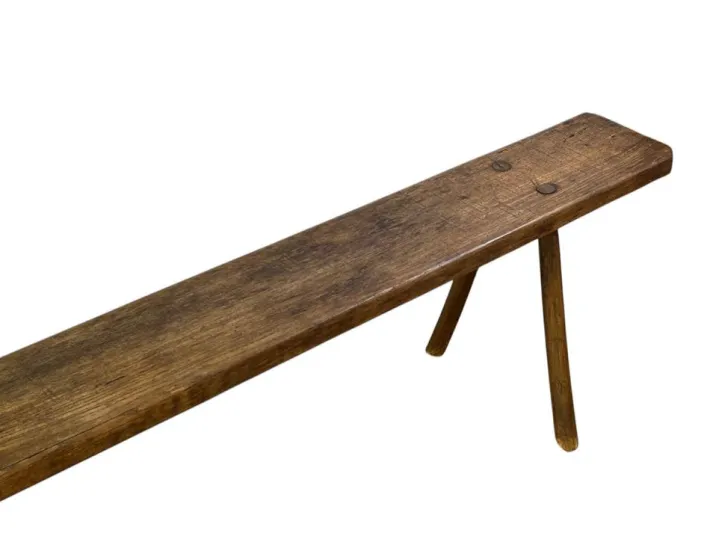 Pamono Antique French Rustic Farmhouse Bench Discount