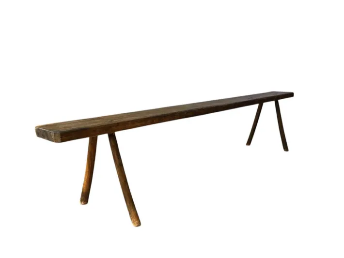 Pamono Antique French Rustic Farmhouse Bench Discount