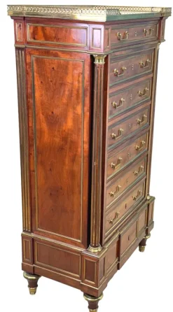 Pamono Antique French Secretaire in Mahogany, 1870