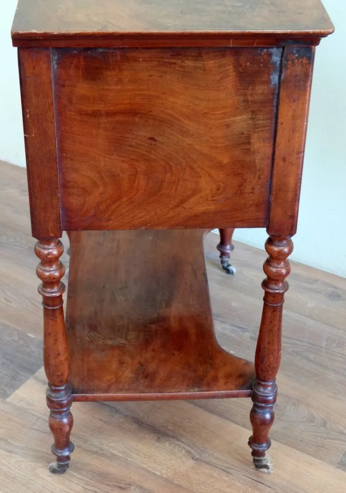 Pamono Antique French Side Table on Casters Clearance