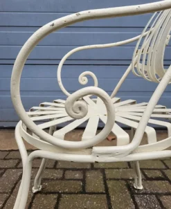 Pamono Antique French Wrought Iron Bistro Chairs, Set of 4 Online