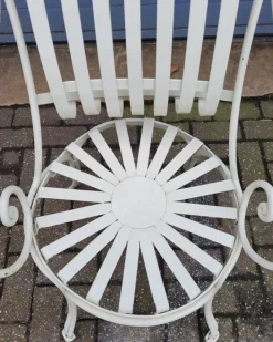Pamono Antique French Wrought Iron Bistro Chairs, Set of 4 Online