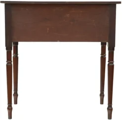 Pamono Antique Georgian Bow-Front Mahogany Writing Table Hot