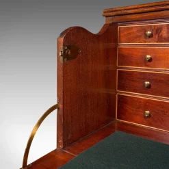 Pamono Antique Georgian English Secretaire Cabinet with Chest of Drawers & Desk New