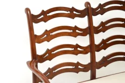 Pamono Antique Georgian Ladderback Settee, 1820s Clearance