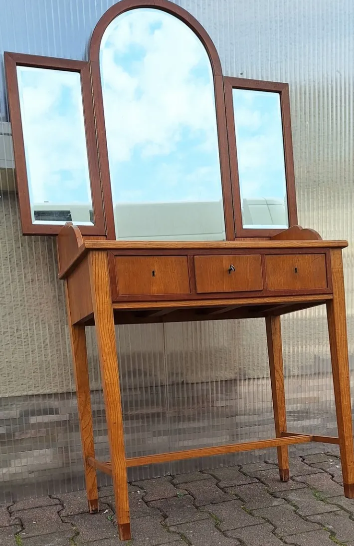 Pamono Antique German Art Deco Dressing Table, 1920s Best