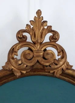 Pamono Antique Gilded Headboard with Louis XIV Style Central Decoration, 1950s Discount