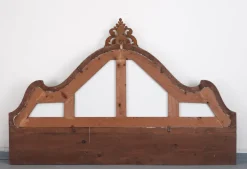Pamono Antique Gilded Headboard with Louis XIV Style Central Decoration, 1950s Discount