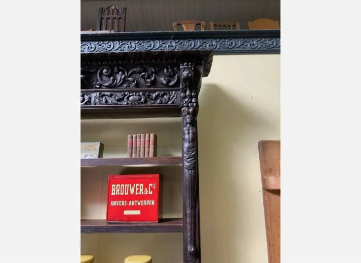 Pamono Antique Impressive Neo-Renaissance Bookcase Outlet