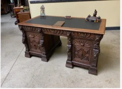 Pamono Antique Impressive Wilhelminian Style Desk Clearance