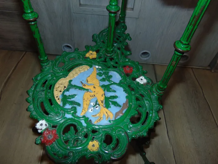 Pamono Antique Industrial German Brass Garden Table Discount