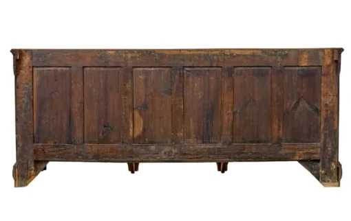 Pamono Antique Inlaid Oak Dresser Base, 1760s Hot