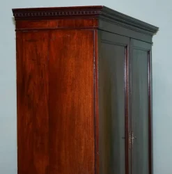 Pamono Antique Irish Georgian Style Hardwood Wardrobe from Millar & Beatty