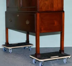 Pamono Antique Irish Georgian Style Hardwood Wardrobe from Millar & Beatty