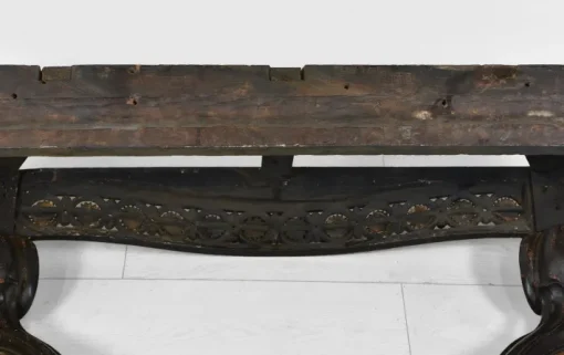 Pamono Antique Italian Console Table with Gilt & Ebonised Marble Top Sale