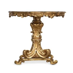 Pamono Antique Italian Giltwood Centre Table, 1840