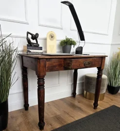 Pamono Antique Italian Walnut Desk, 1890s Outlet