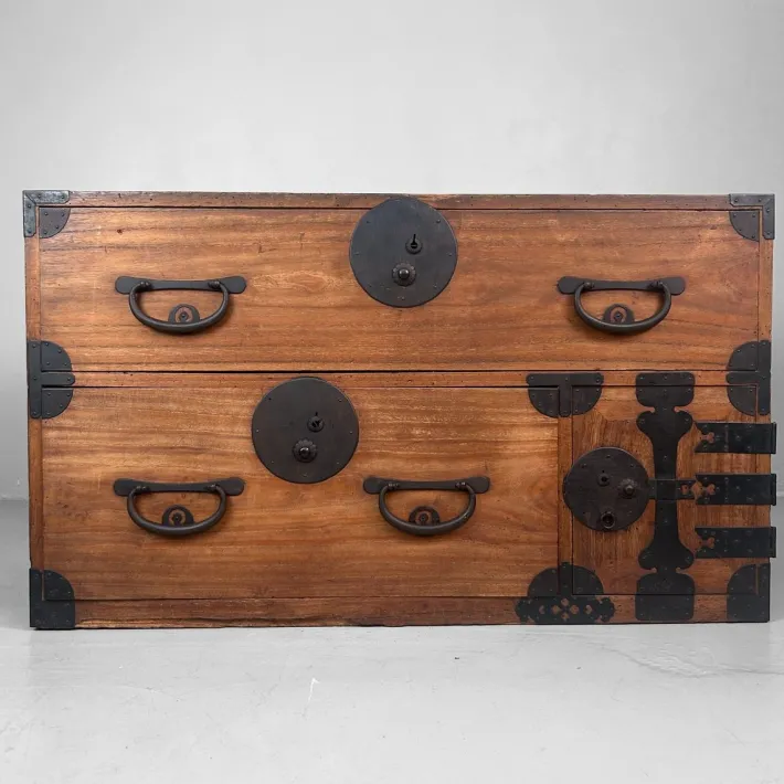 Pamono Antique Japanese Meiji Tansu Chest of Drawers, 1900s Best