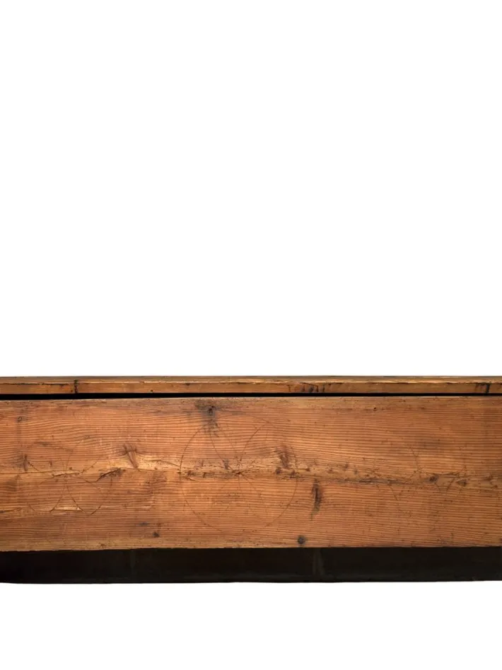 Pamono Antique Larch Chest, 1800s Sale