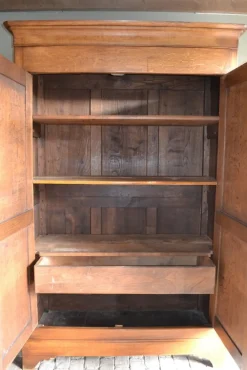 Pamono Antique Louis Philippe Oak Cabinet Sale