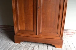 Pamono Antique Louis Philippe Oak Maiden Wardrobe Clearance