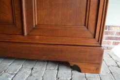 Pamono Antique Louis Philippe Oak Maiden Wardrobe Clearance