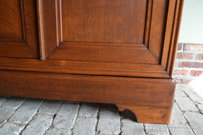 Pamono Antique Louis Philippe Oak Maiden Wardrobe Clearance