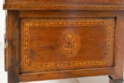 Pamono Antique Louis XVI Center Room Desk in Solid Walnut, Naples, 18th Century Clearance