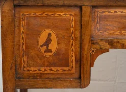 Pamono Antique Louis XVI Center Room Desk in Solid Walnut, Naples, 18th Century Clearance