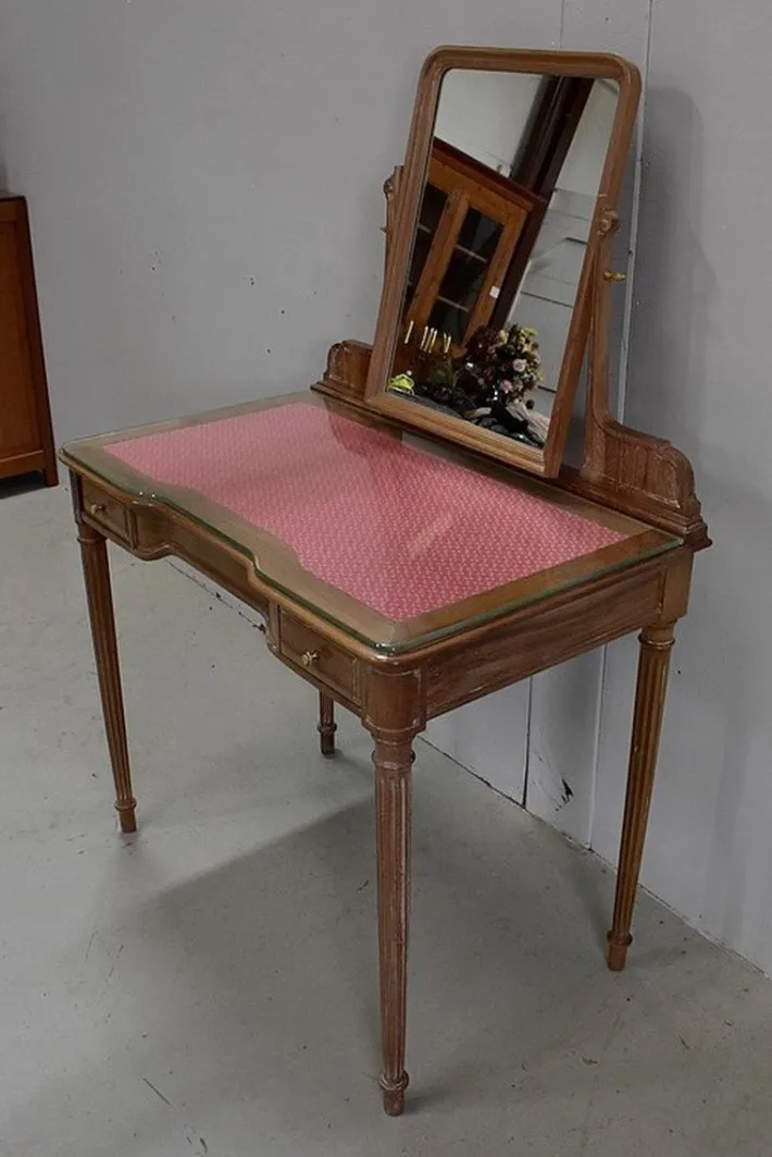 Pamono Antique Louis XVI Walnut Dressing Table, 1900s New