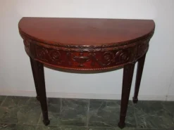 Pamono Antique Mahogany Foldable Wall Table in the style of Hepplewhite, 19th Century New