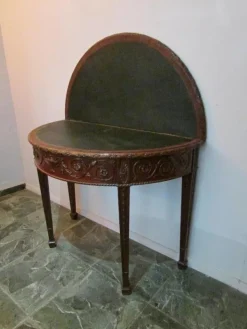 Pamono Antique Mahogany Foldable Wall Table in the style of Hepplewhite, 19th Century New