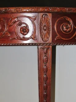 Pamono Antique Mahogany Foldable Wall Table in the style of Hepplewhite, 19th Century New