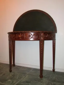 Pamono Antique Mahogany Foldable Wall Table in the style of Hepplewhite, 19th Century New