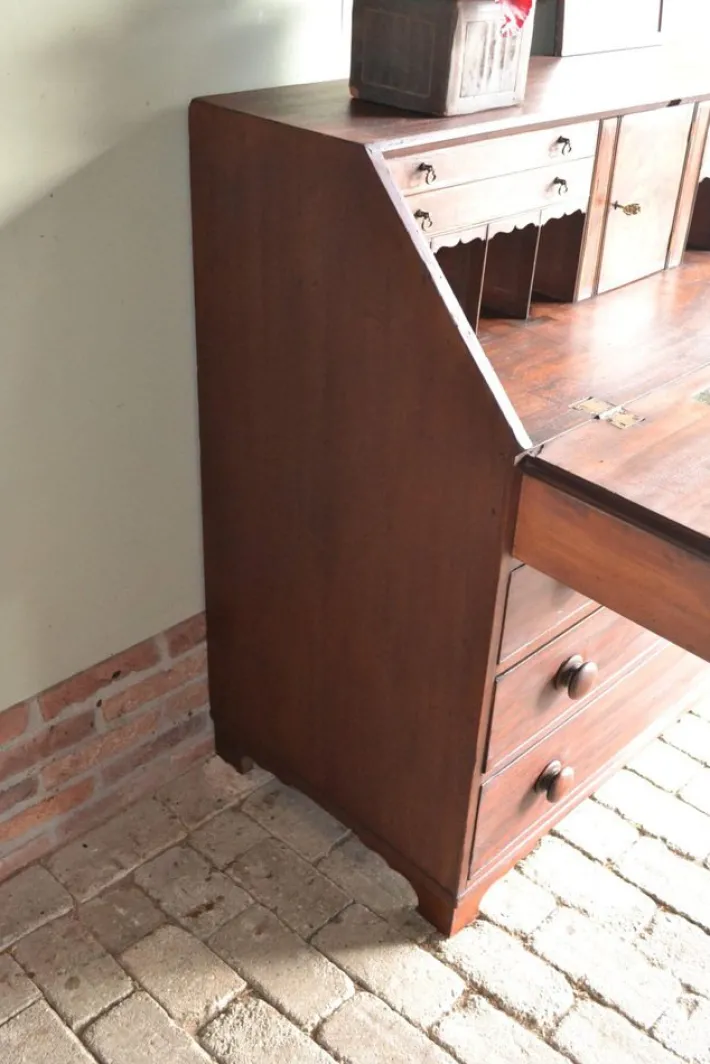 Pamono Antique Mahogany Secretaire, 1860 New