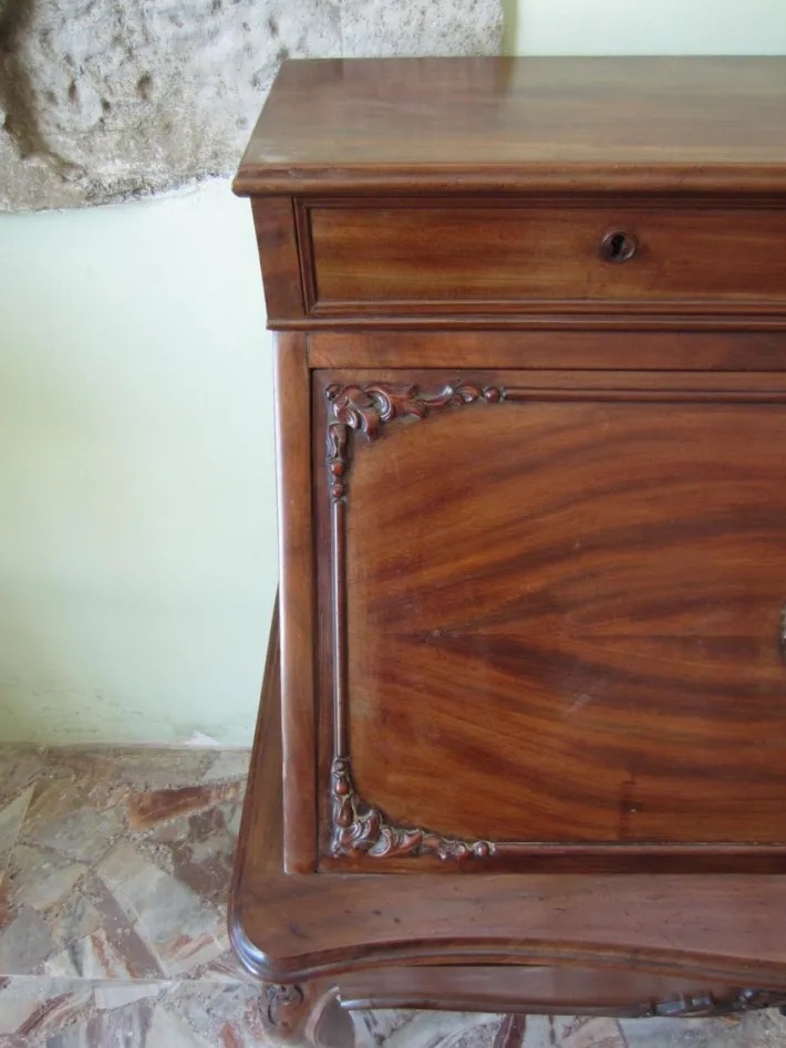 Pamono Antique Mahogany Writers Desk Sale