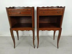 Pamono Antique Marquetry Bedside Tables, 1890s, Set of 2 Sale