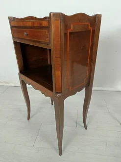 Pamono Antique Marquetry Bedside Tables, 1890s, Set of 2 Sale