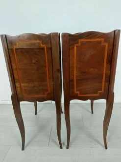 Pamono Antique Marquetry Bedside Tables, 1890s, Set of 2 Sale
